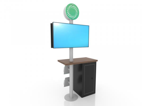 MOD-1226DS -- Double-sided Trade Show Monitor Stand -- Image 3